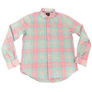 Bobois Collection European Style EG/XL Long Sleeve Dress Shirt 100% Algodon